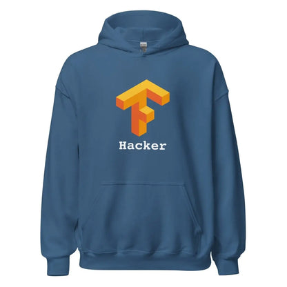 TensorFlow 1 Hacker Hoodie (unisex) - Indigo Blue / M