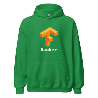 TensorFlow 1 Hacker Hoodie (unisex) - Irish Green / M