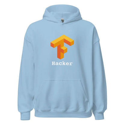 TensorFlow 1 Hacker Hoodie (unisex) - Light Blue / M