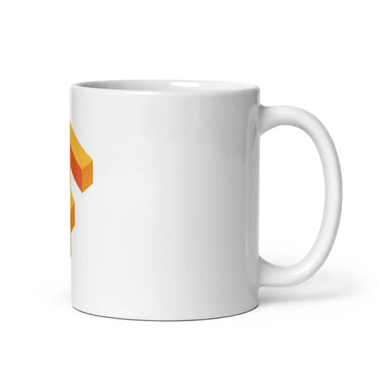 TensorFlow 1 Icon White Glossy Mug