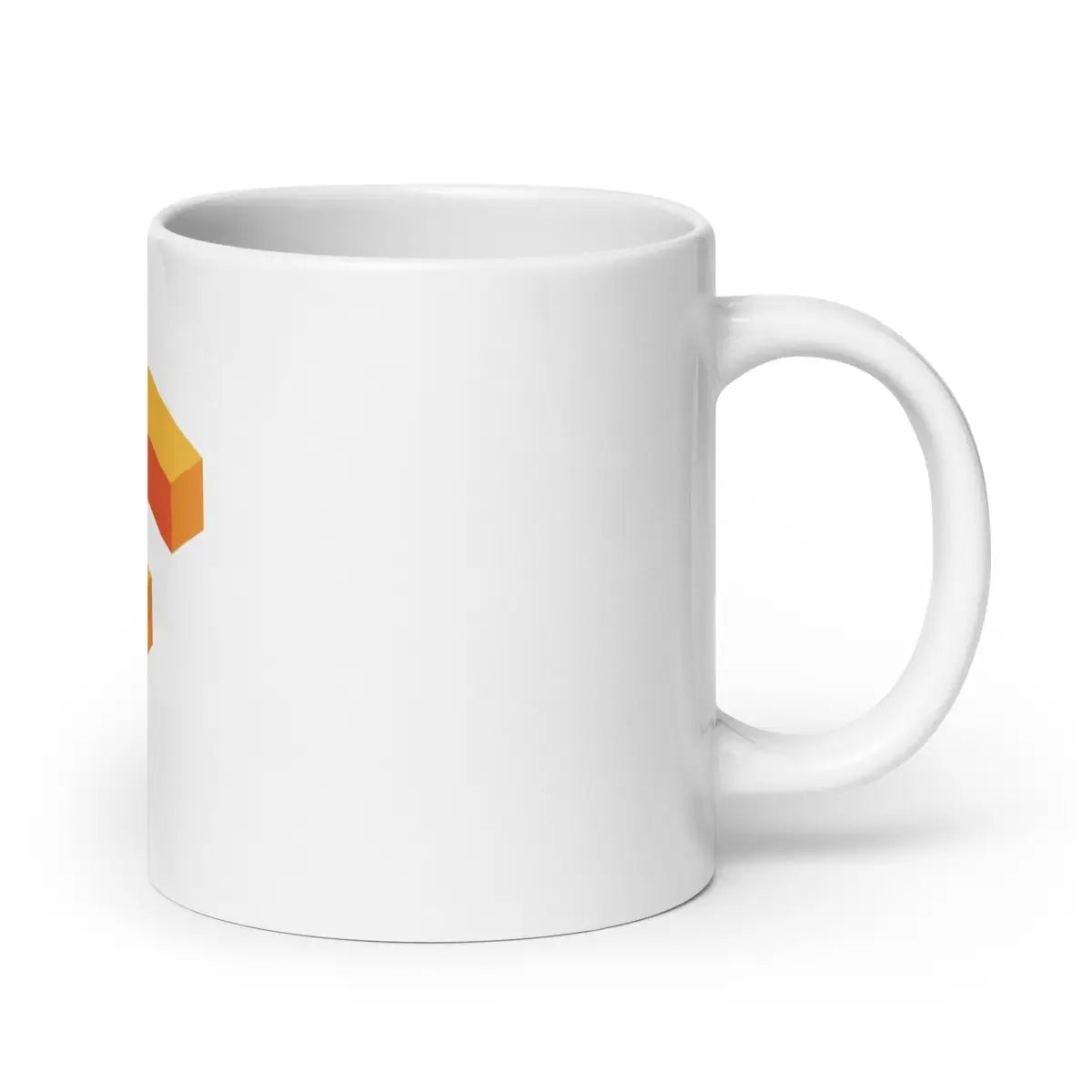 TensorFlow 1 Icon White Glossy Mug