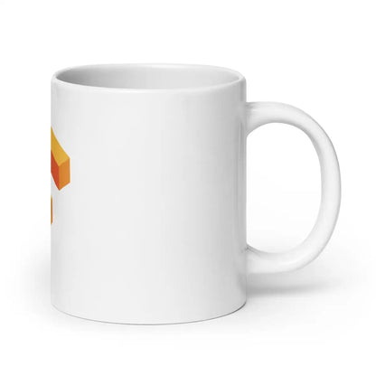 TensorFlow 1 Icon White Glossy Mug