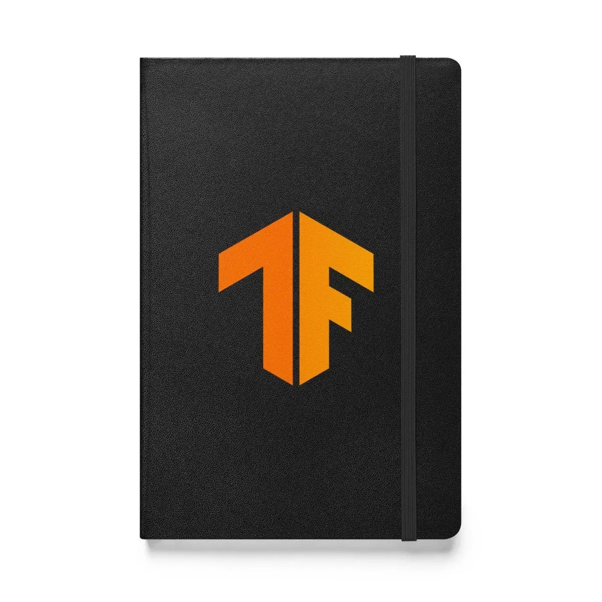 TensorFlow 2 Icon Hardcover Bound Notebook - Black