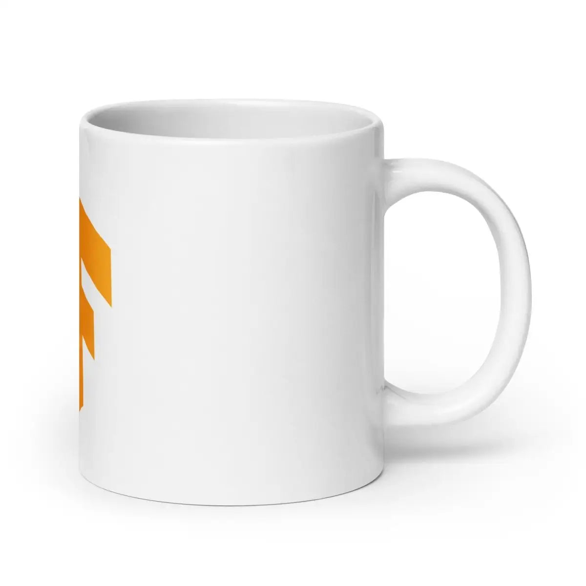 TensorFlow 2 Icon on White Glossy Mug