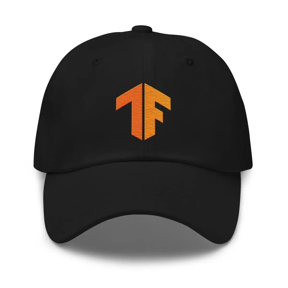 TensorFlow 2 Icon True-Color Embroidered Cap - Black