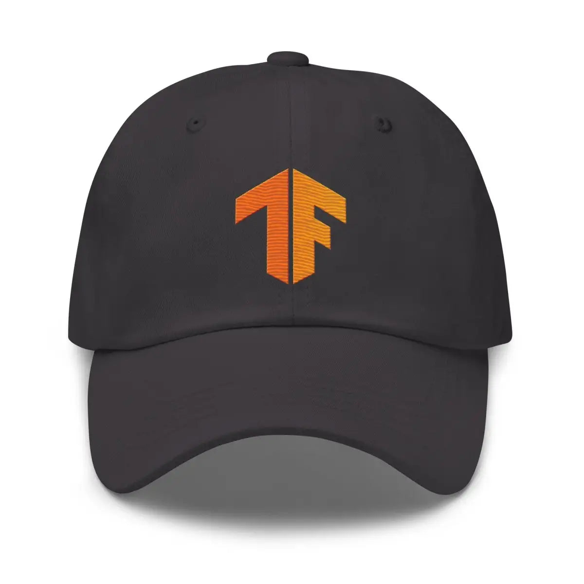 TensorFlow 2 Icon True-Color Embroidered Cap - Dark Grey