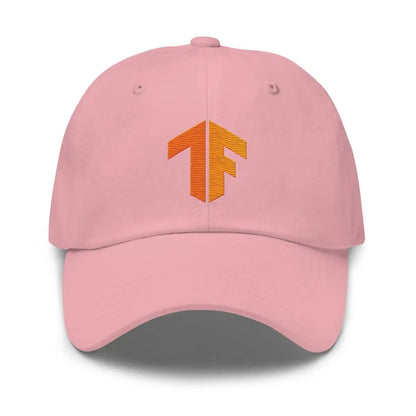 TensorFlow 2 Icon True-Color Embroidered Cap - Pink