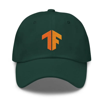 TensorFlow 2 Icon True-Color Embroidered Cap - Spruce