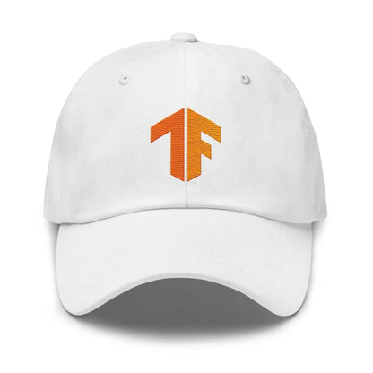 TensorFlow 2 Icon True-Color Embroidered Cap - White