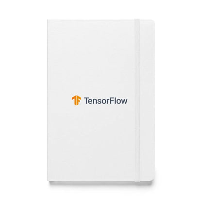 TensorFlow 2 Logo Hardcover Bound Notebook - White