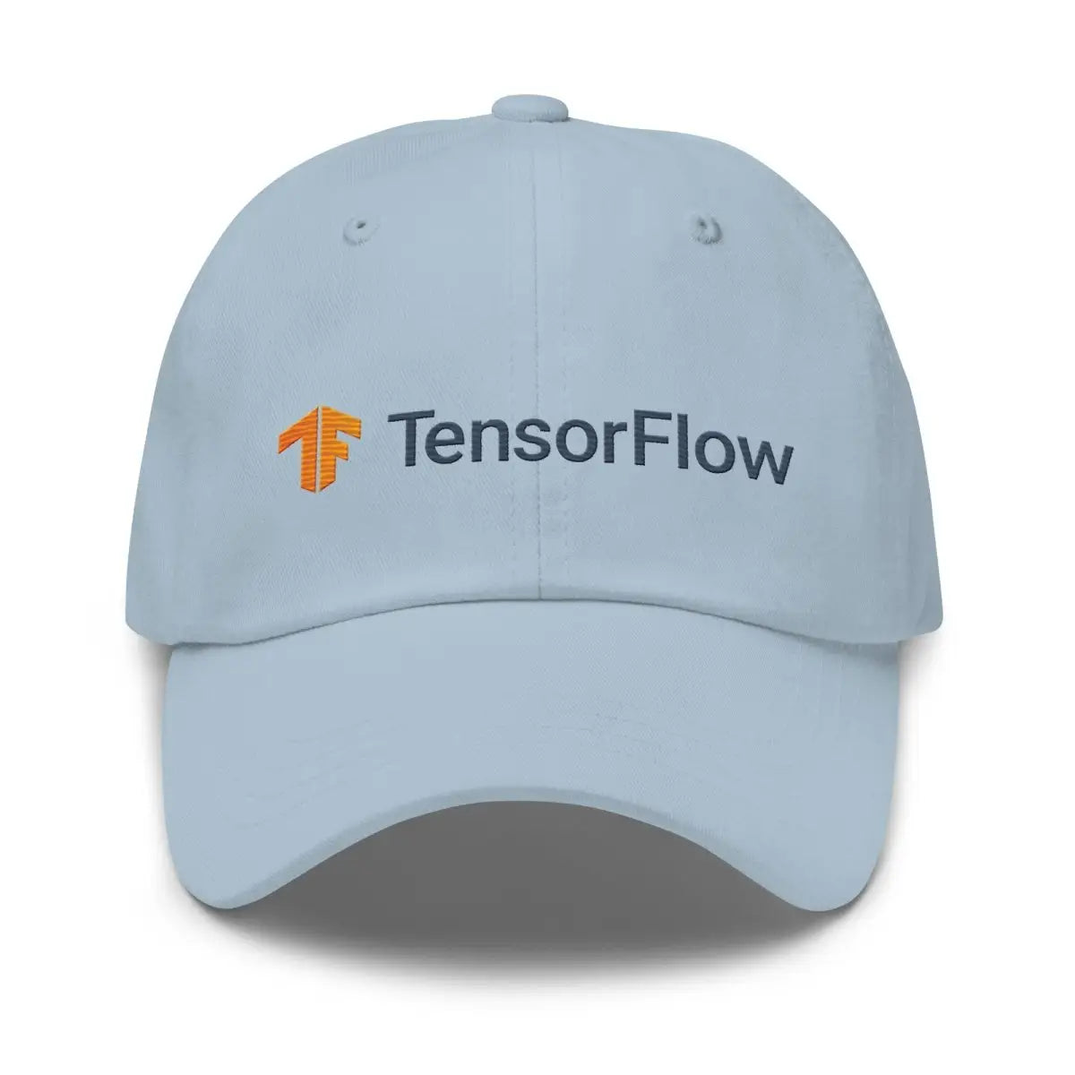 TensorFlow 2 Logo True-Color Embroidered Cap - Light Blue