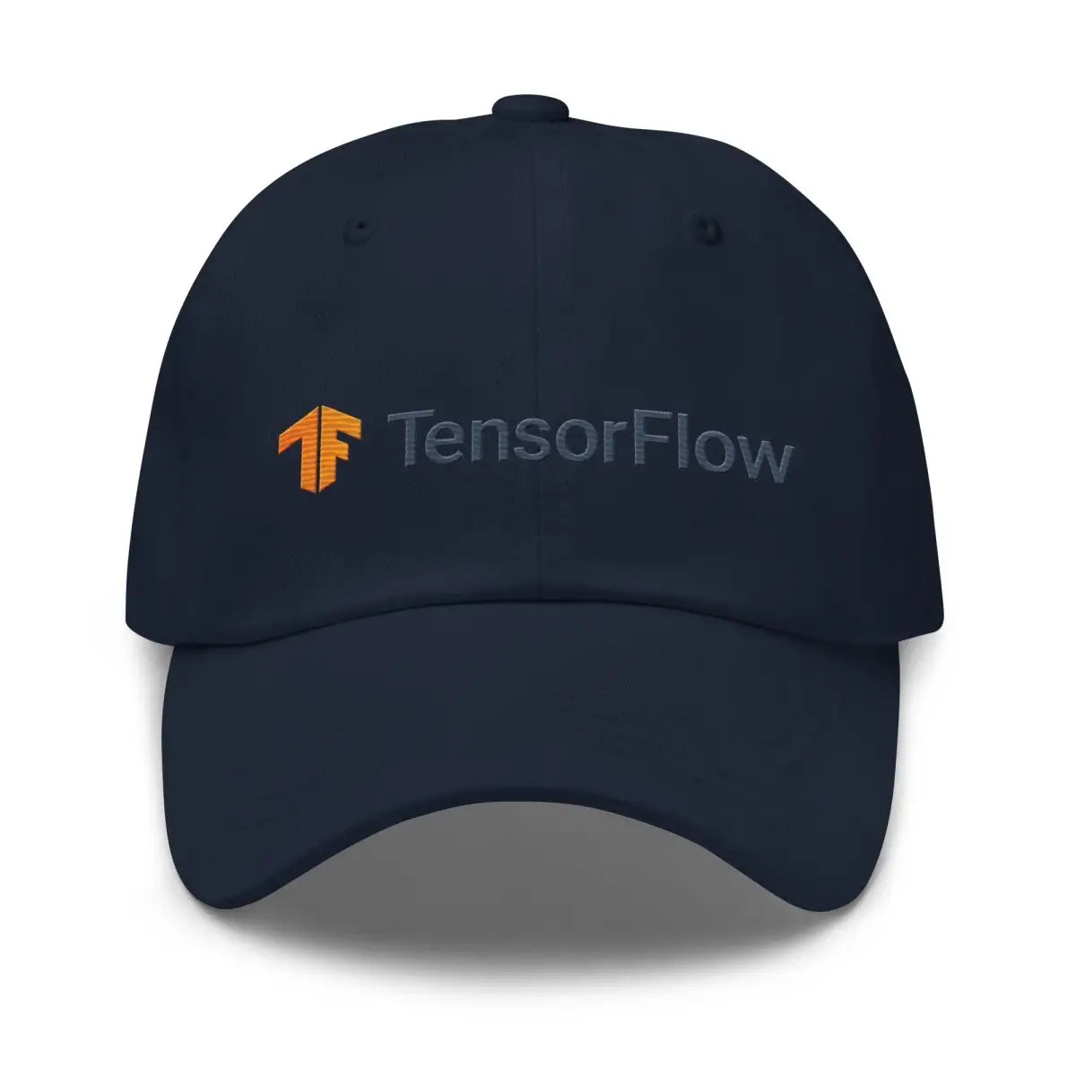 TensorFlow 2 Logo True-Color Embroidered Cap - Navy