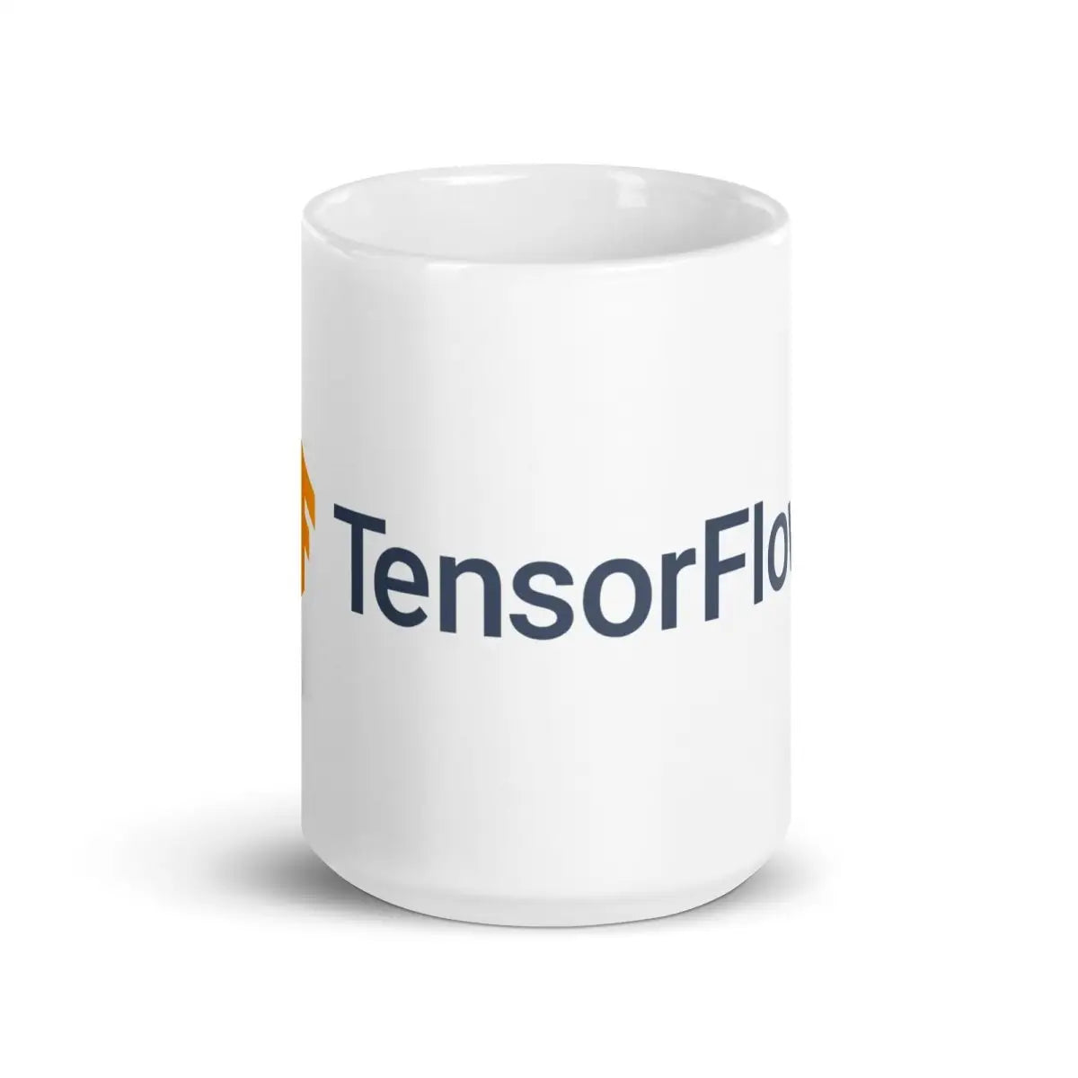 TensorFlow 2 Logo White Glossy Mug - 15 oz