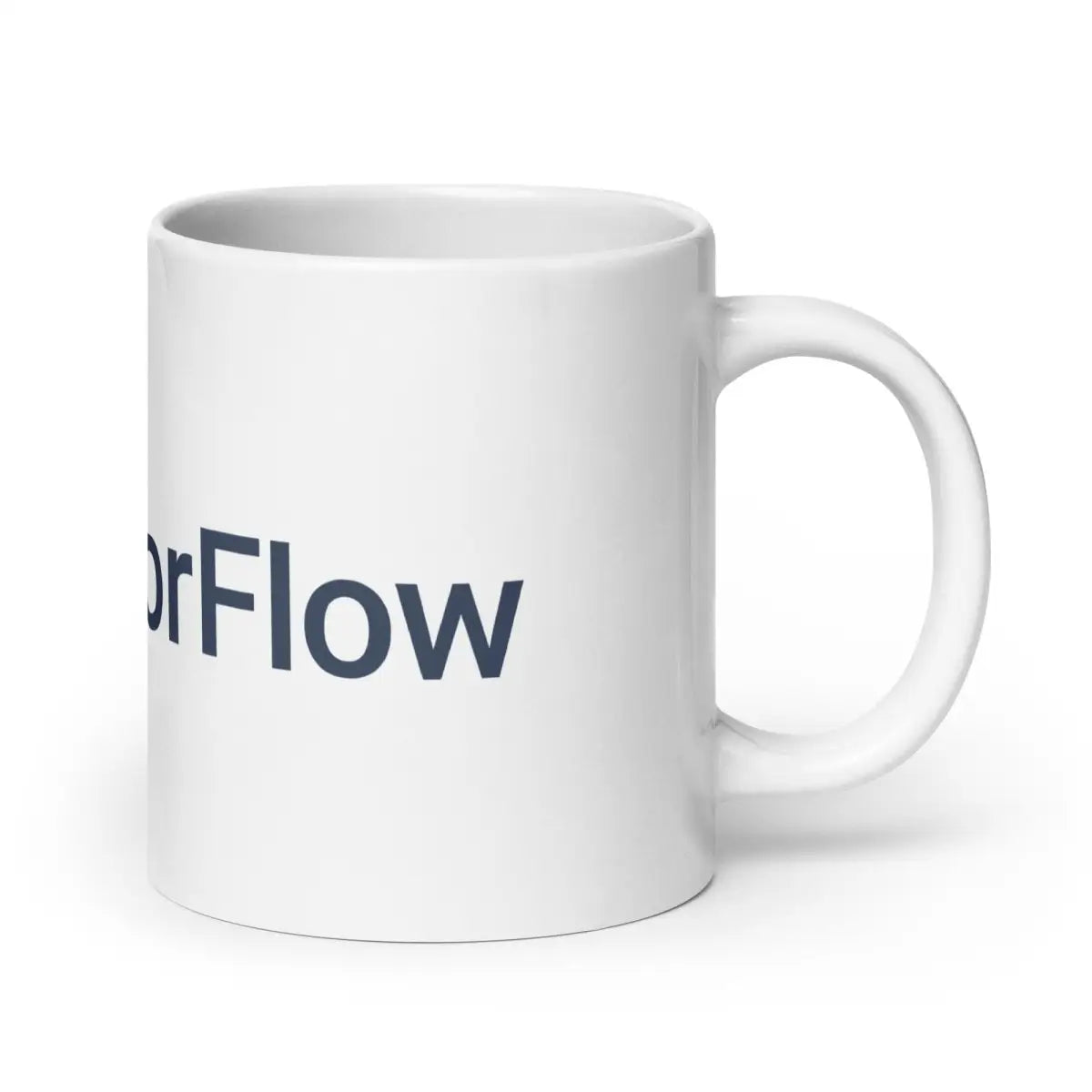 TensorFlow 2 Logo White Glossy Mug