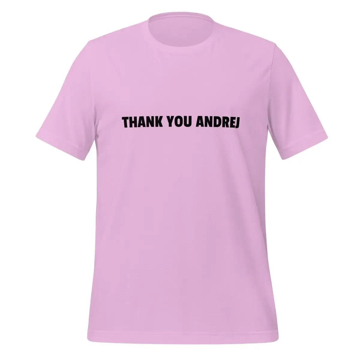 THANK YOU ANDREJ T-Shirt (unisex) - Lilac / M