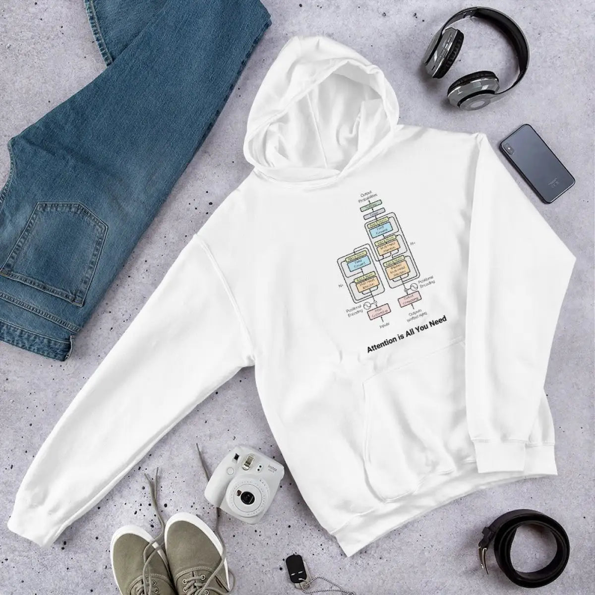 The Transformer Model Architecture Hoodie 2 (unisex)