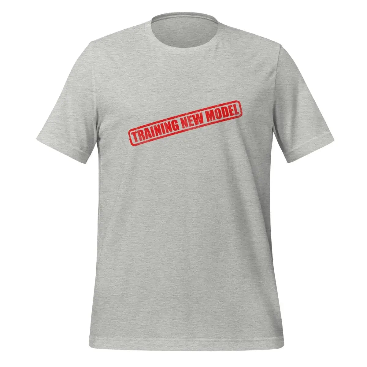 Training New Model Stamp T-Shirt (unisex) - Athletic Heather / M