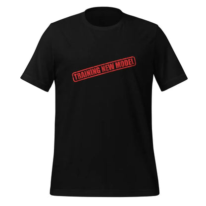 Training New Model Stamp T-Shirt (unisex) - Black / M