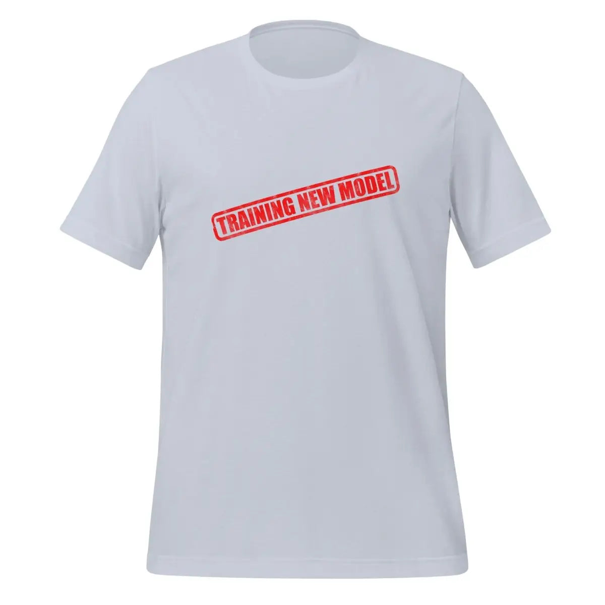 Training New Model Stamp T-Shirt (unisex) - Light Blue / M