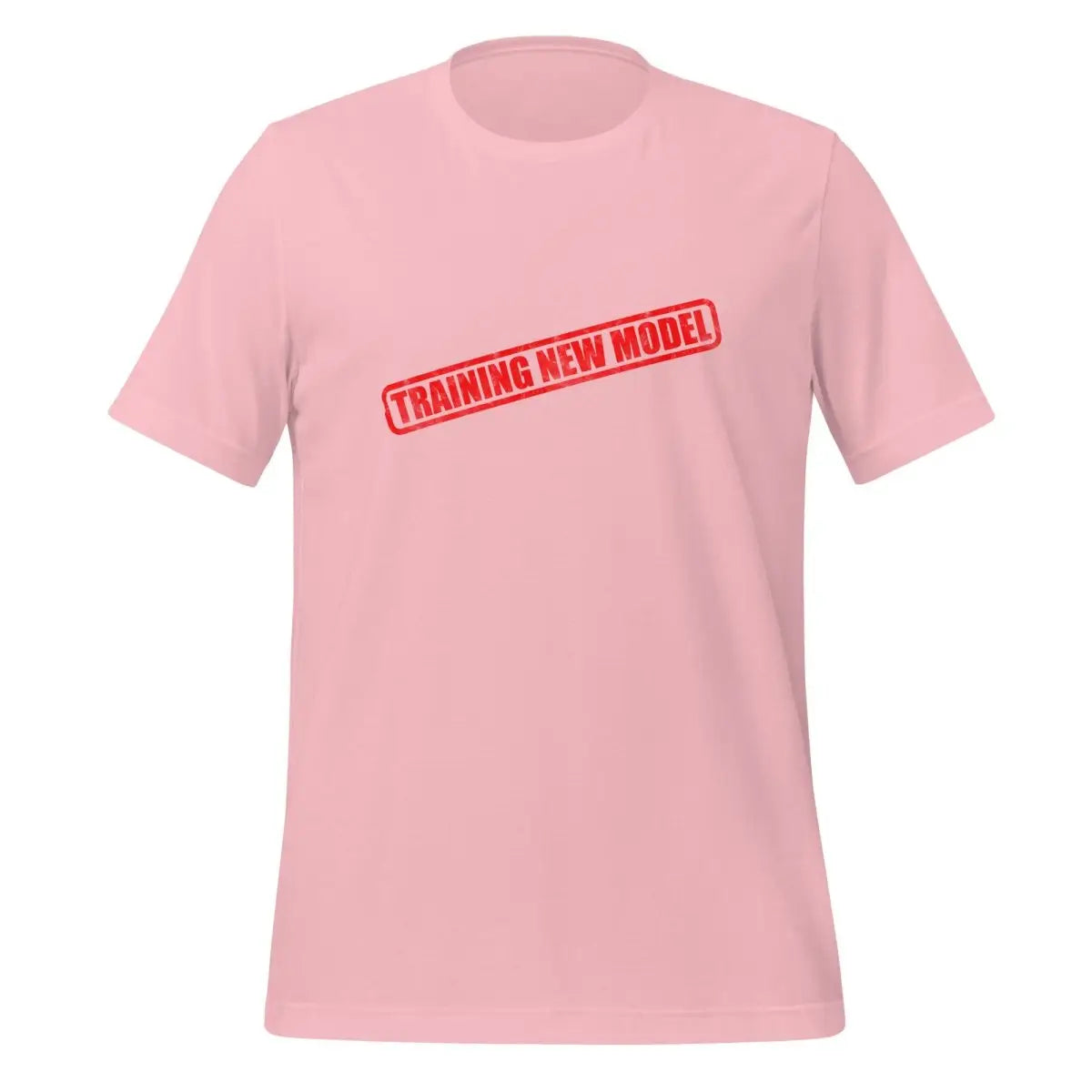 Training New Model Stamp T-Shirt (unisex) - Pink / M