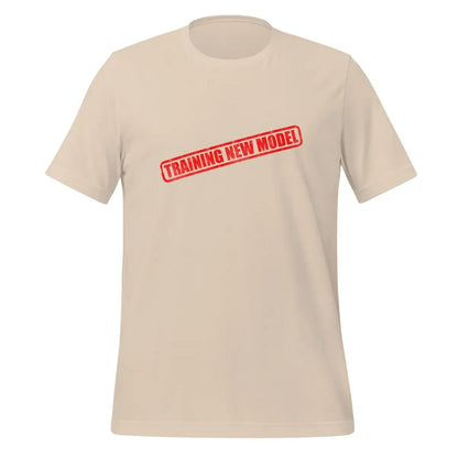 Training New Model Stamp T-Shirt (unisex) - Soft Cream / M