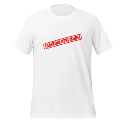 Training New Model Stamp T-Shirt (unisex) - White / M