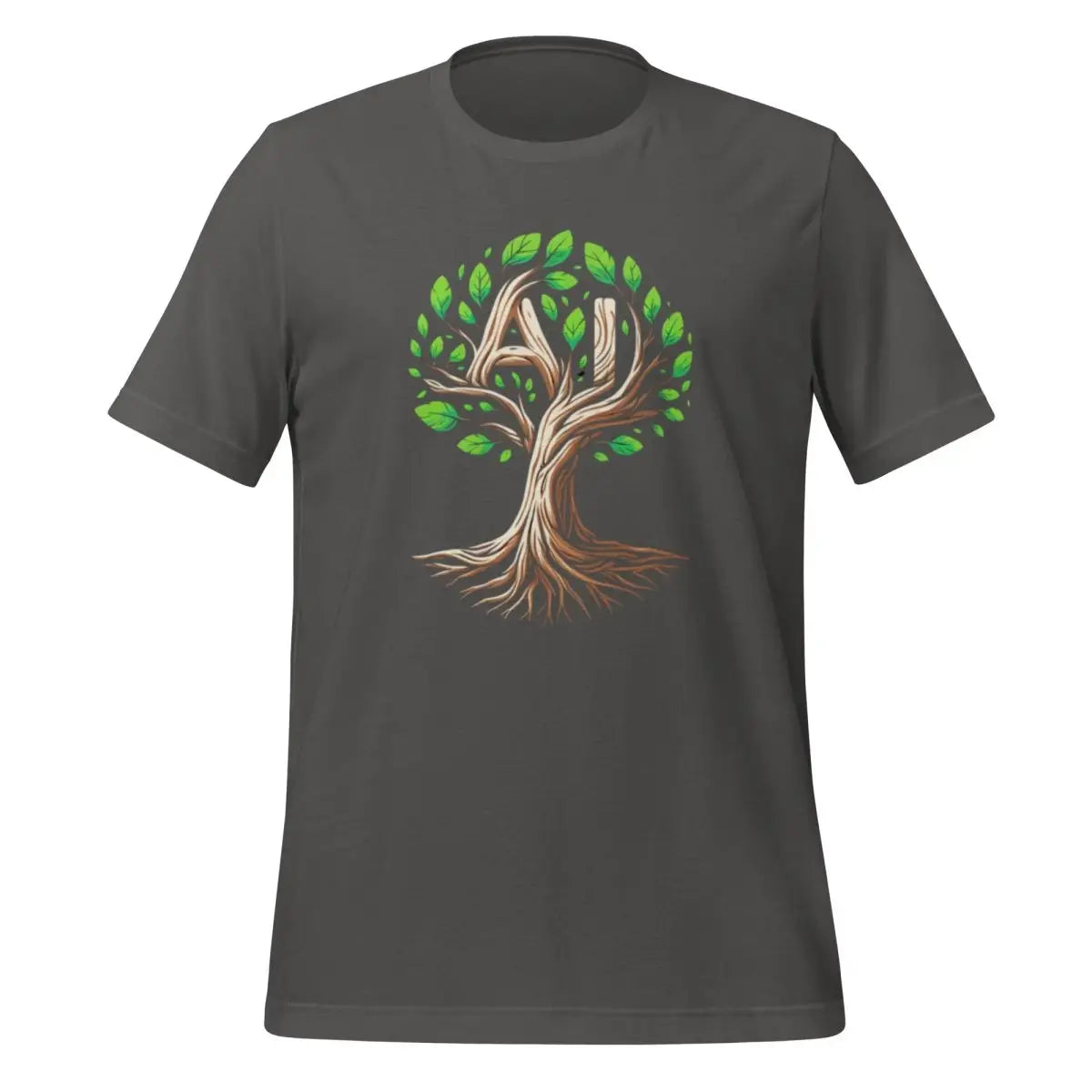 The Ai Tree T-shirt (unisex) Asphalt / m.