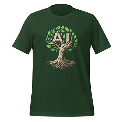 AI Tree T - Shirt (unisex) - Forest - AI Store