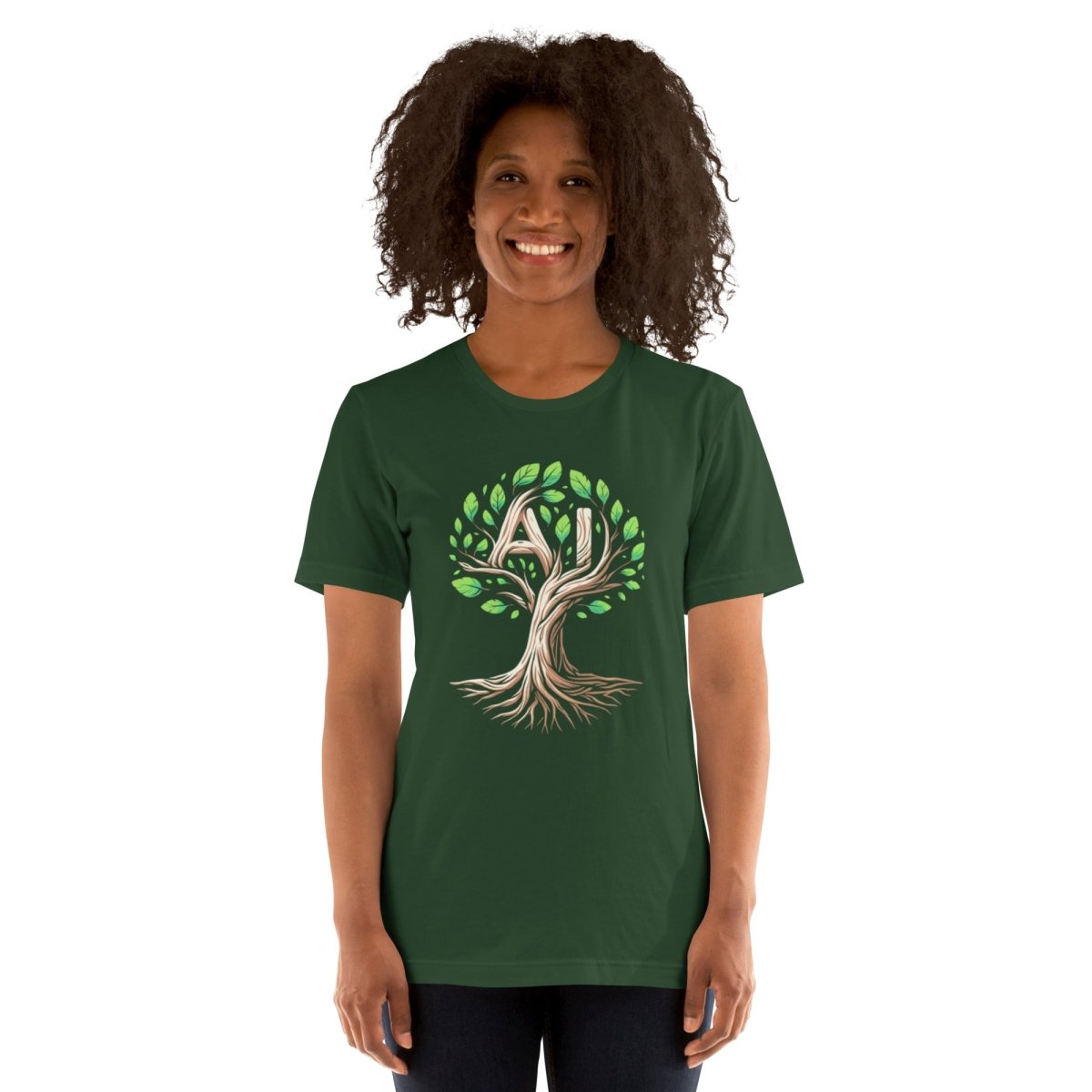 AI Tree T - Shirt (unisex) - Forest - AI Store
