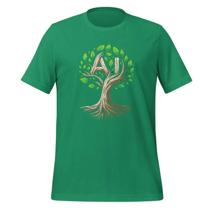 AI Tree T-Shirt (unisex) - Kelly / M