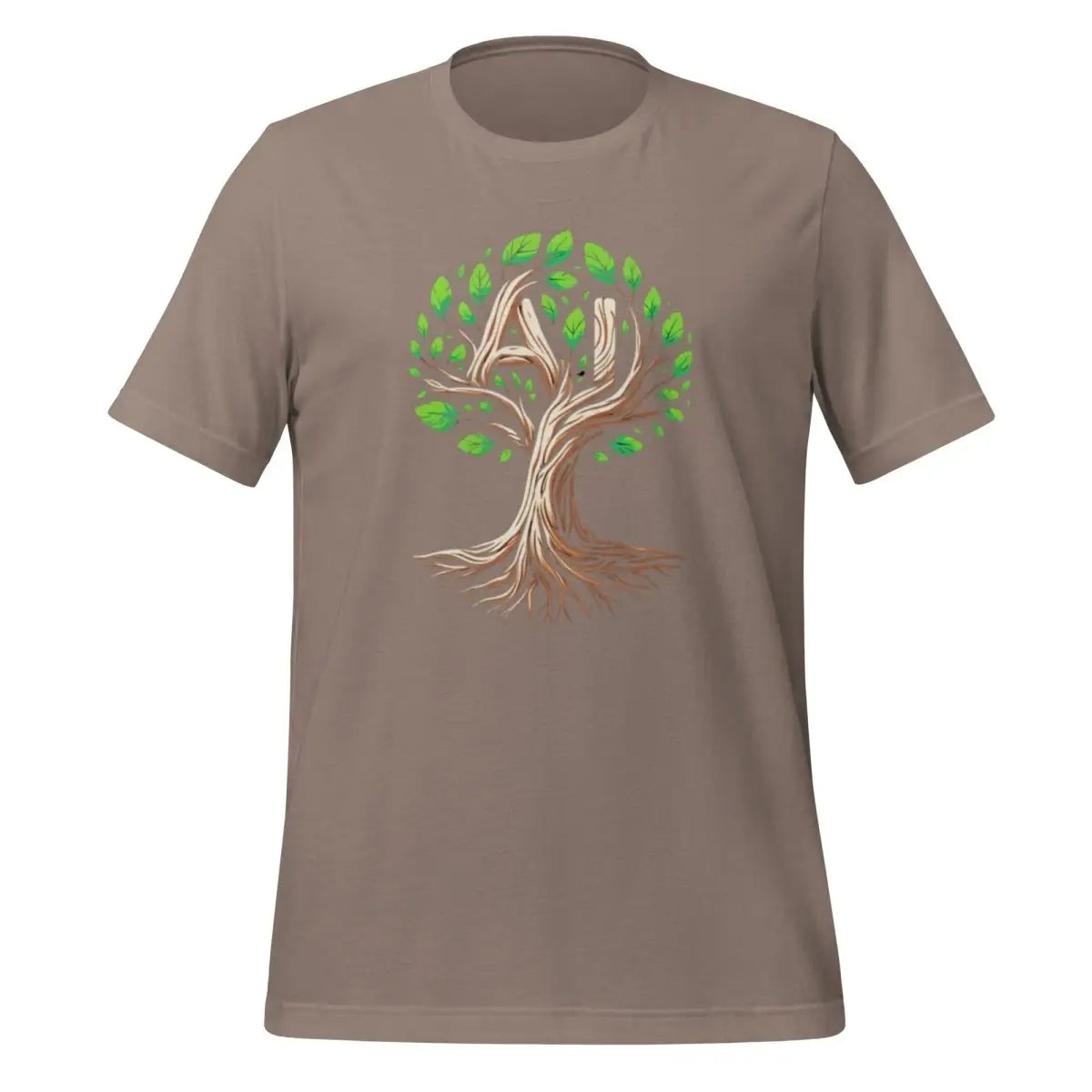 The Ai Tree T-shirt (unisex) Pebble / m.