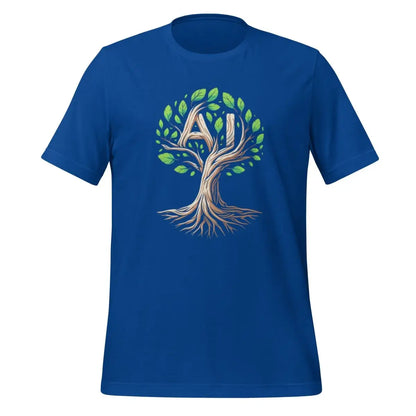 The Ai Tree T-shirt (unisex) True Royal / m.