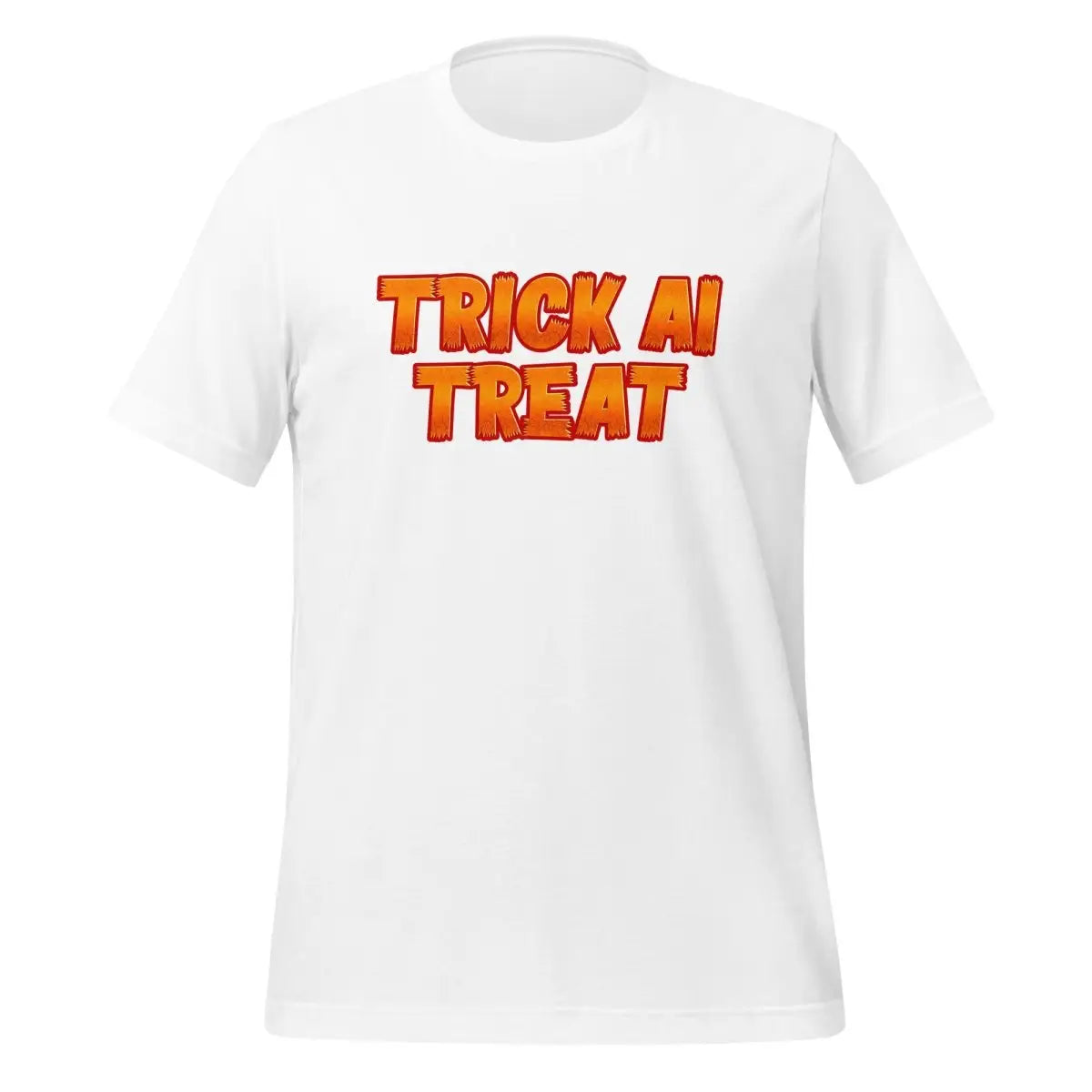 TRICK AI TREAT T-Shirt (unisex) 🎃 - White / M