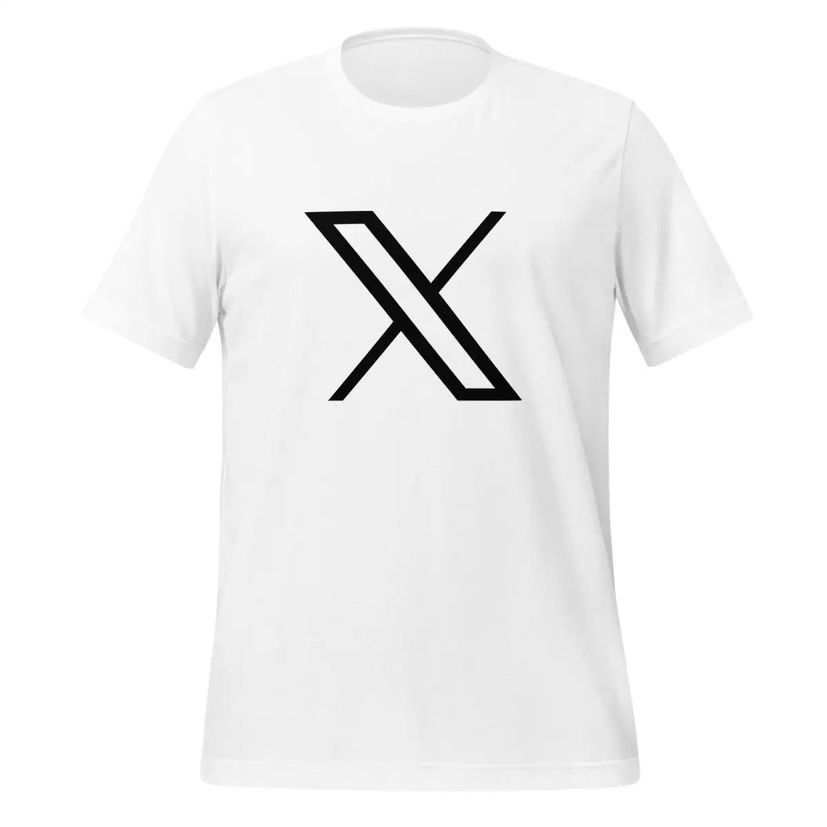 Black 𝕏 T-Shirt (unisex) - White / M