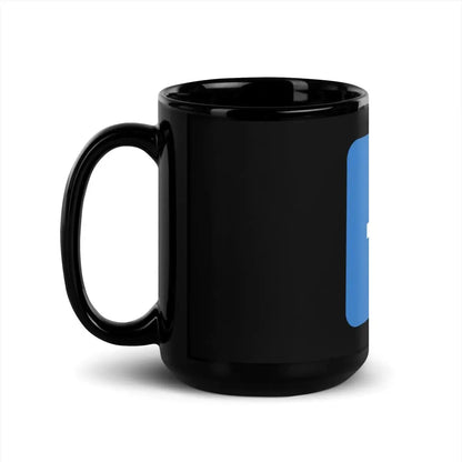 TypeScript Logo Black Glossy Mug