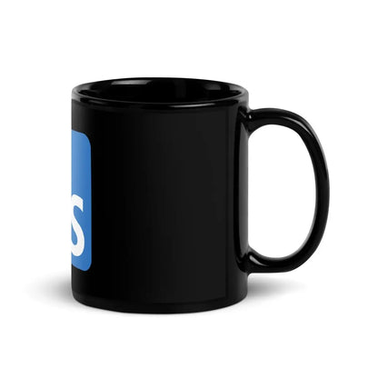 TypeScript Logo Black Glossy Mug