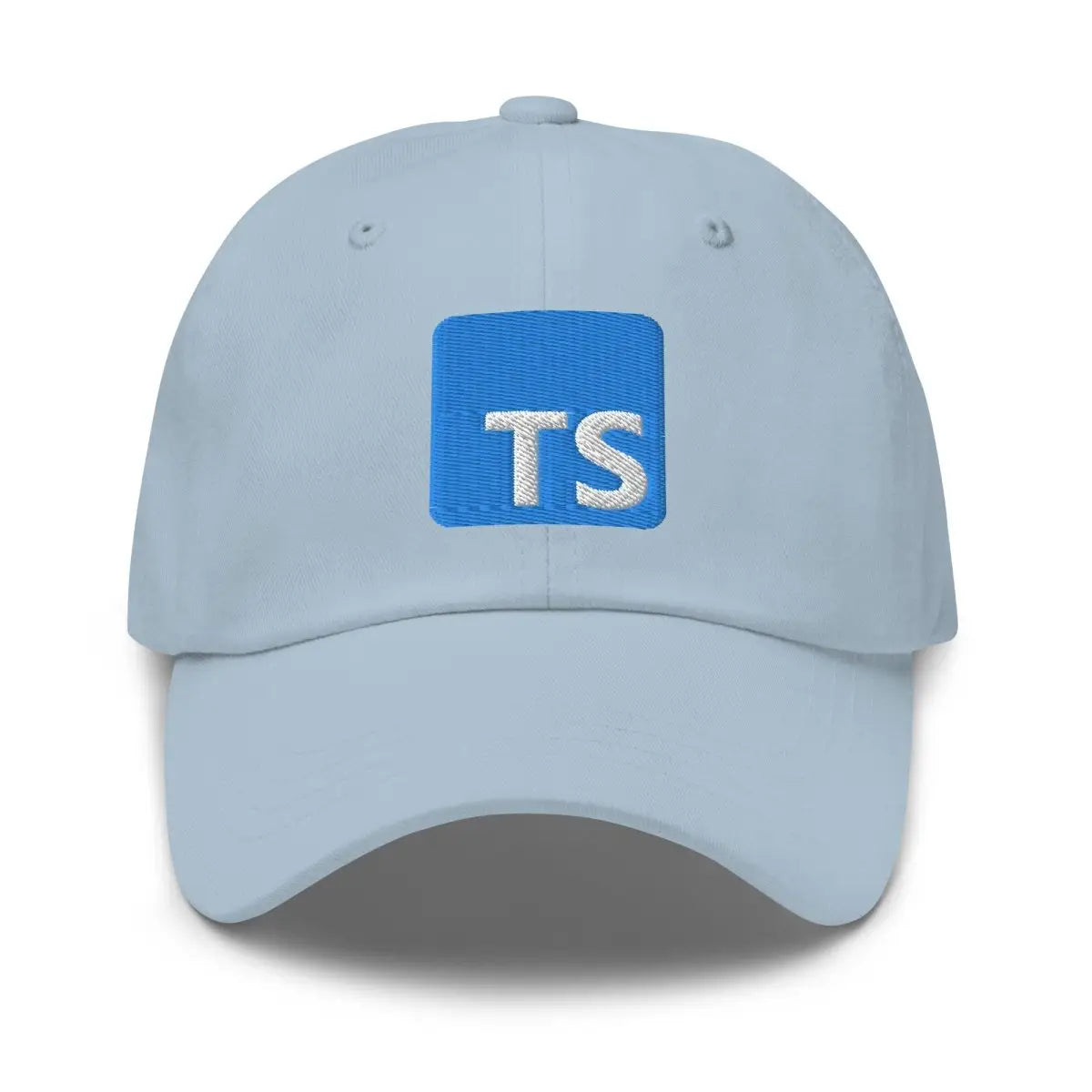 TypeScript Logo Embroidered Cap - Light Blue