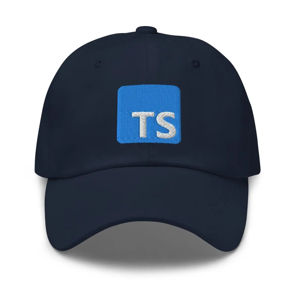 TypeScript Logo Embroidered Cap - Navy