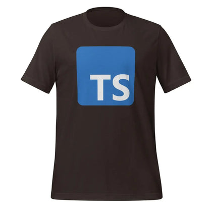 TypeScript Logo T-Shirt (unisex) - Brown / M