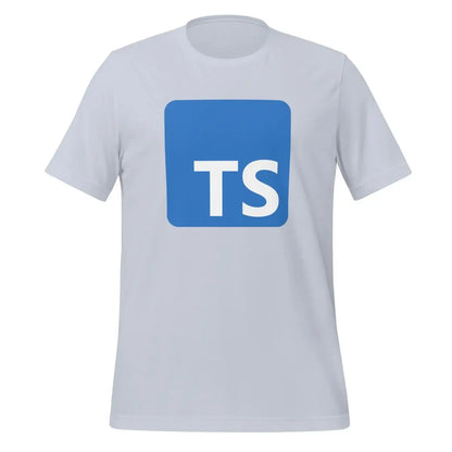 TypeScript Logo T-Shirt (unisex) - Light Blue / M