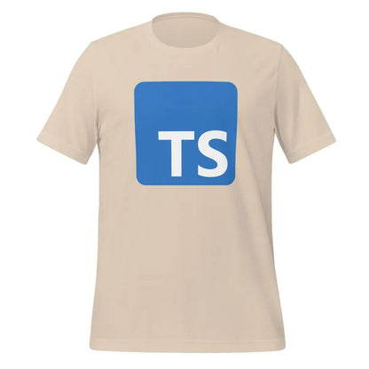 TypeScript Logo T-Shirt (unisex) - Soft Cream / M