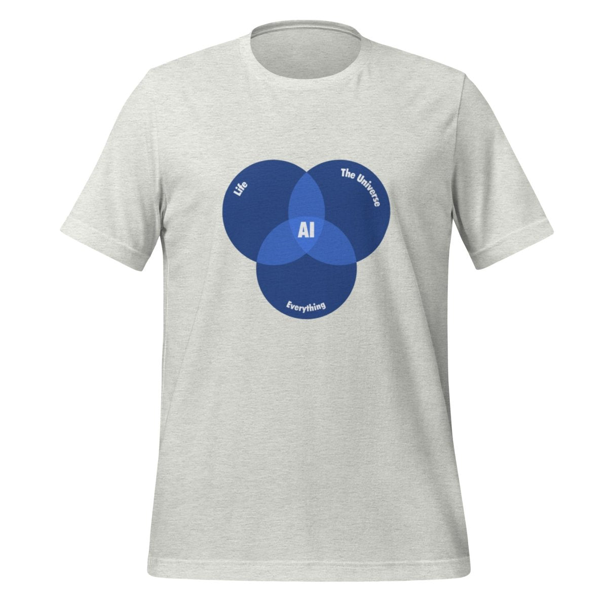 AI Venn Diagram T - Shirt (unisex) - Ash - AI Store