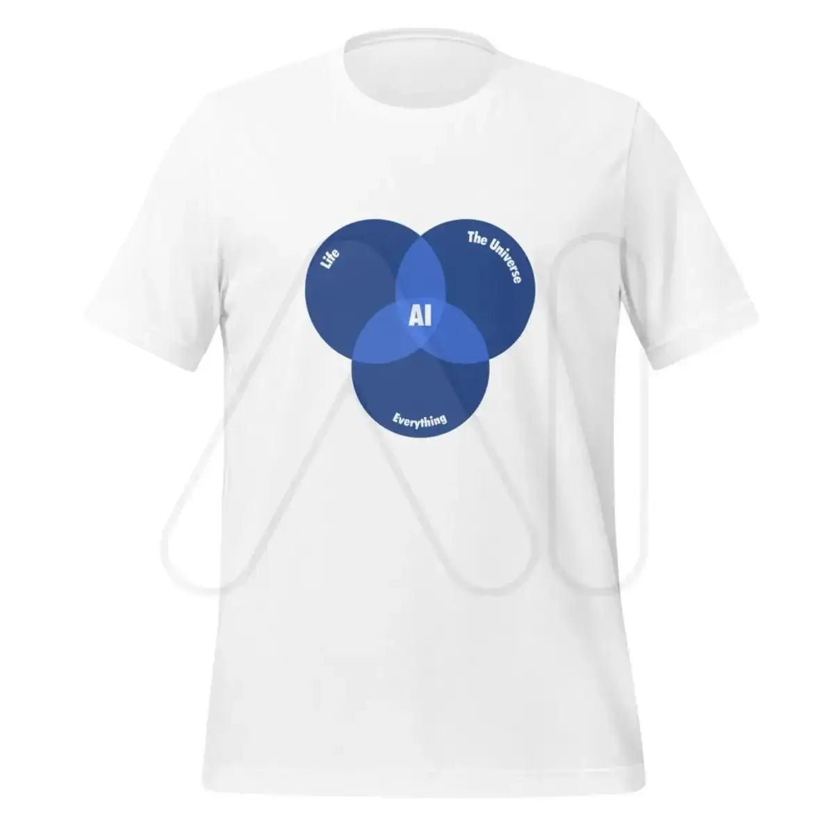 AI Venn Diagram T-Shirt (unisex) - White / M