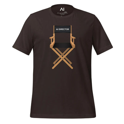 The Ai Video Director Chair T-shirt (unisex) Brown / m.