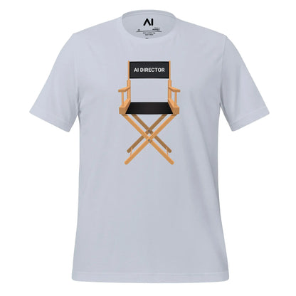 The Ai Video Director Chair T-shirt (unisex) Light Blue / m.