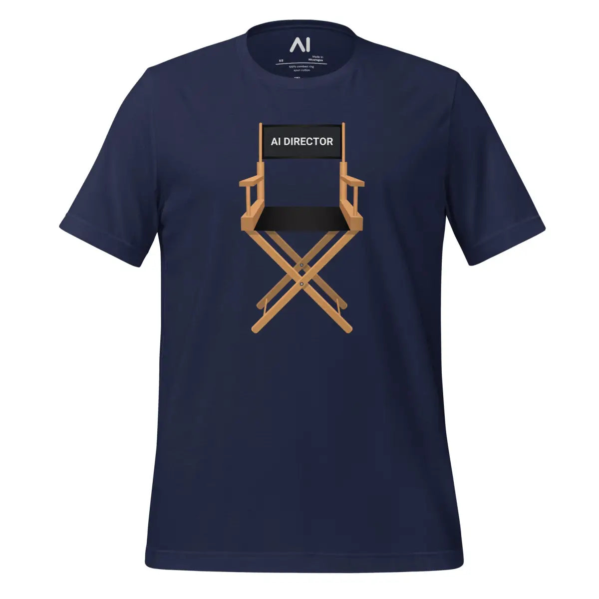 The Ai Video Director Chair T-shirt (unisex) Navy / m.