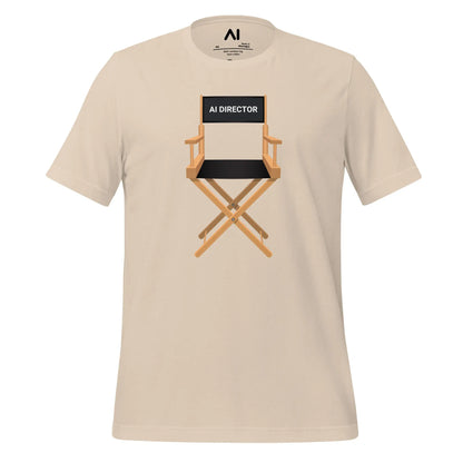 AI Video Director Chair T-Shirt (unisex) - Soft Cream / M