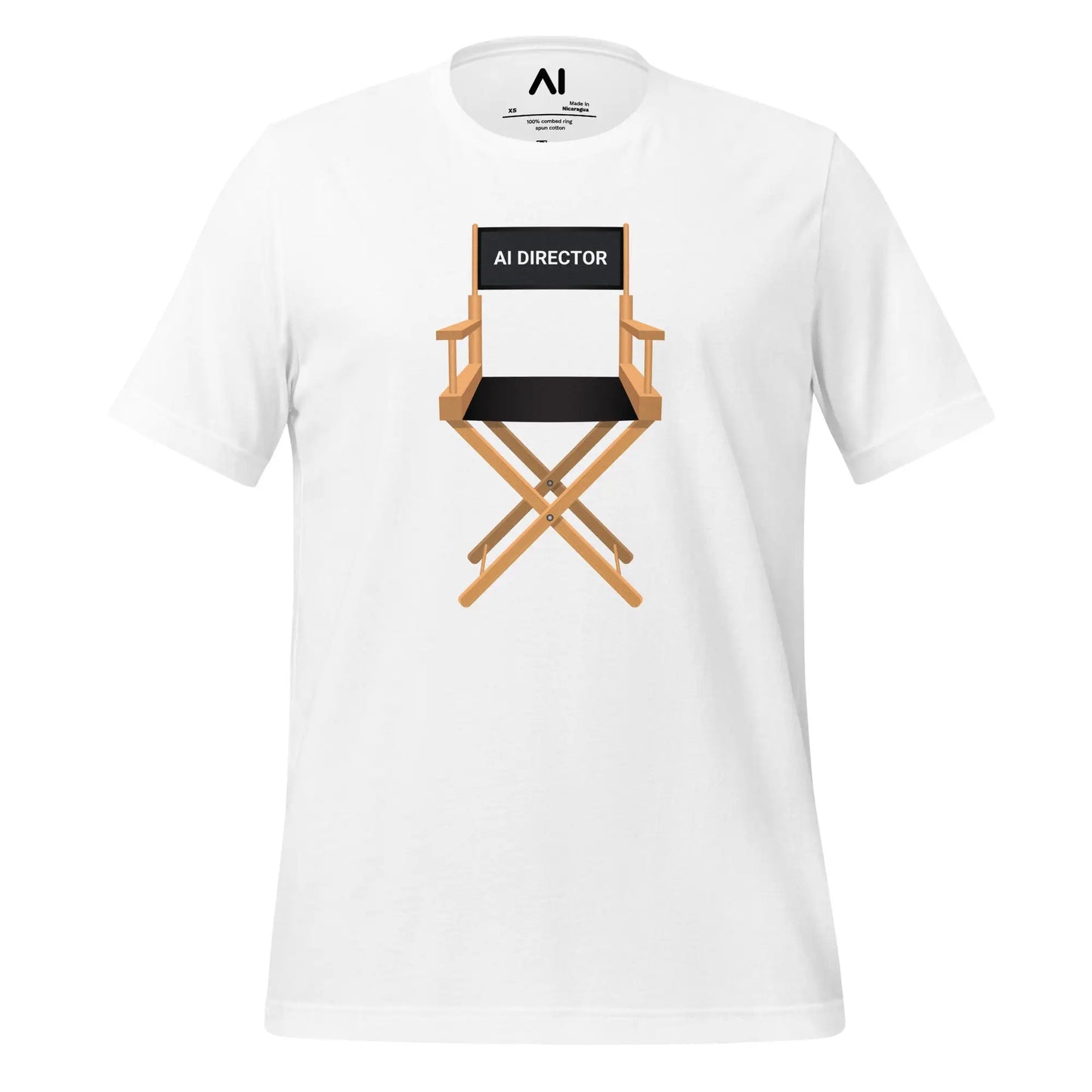 The Ai Video Director Chair T-shirt (unisex) White / m.