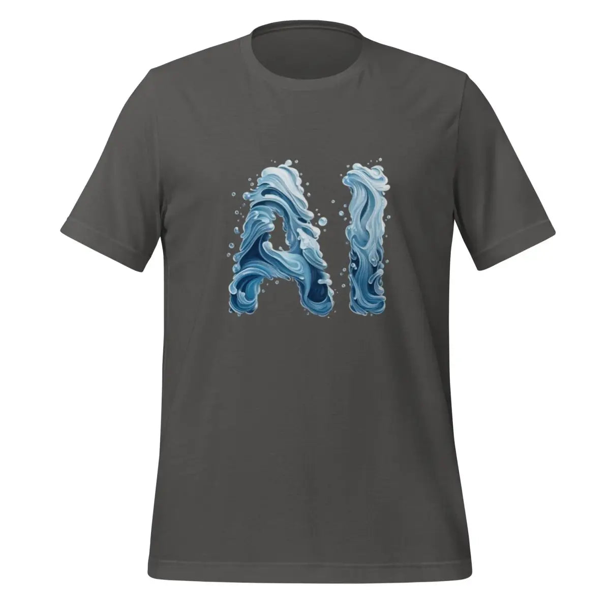 Water AI T-Shirt (unisex) - Asphalt / M