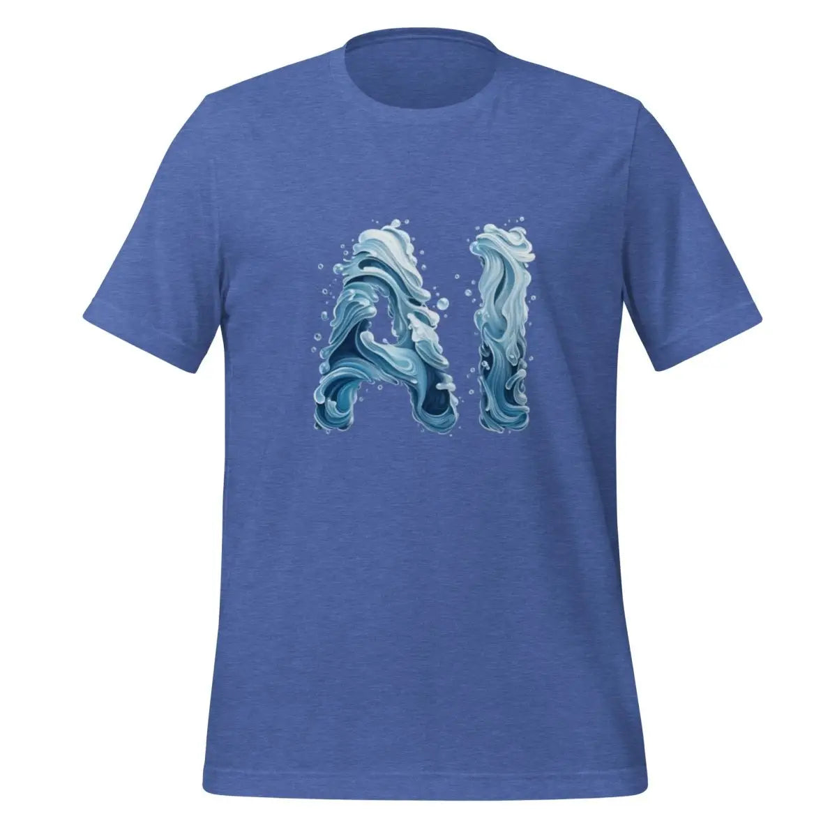 Water AI T-Shirt (unisex) - Heather True Royal / M